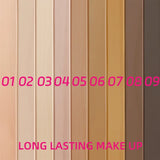 9 Shade Full Coverage Concealer Liquid Foundation  makeup high coverage  Base makeup  cushion Foundation cream  Natural Matte