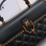 Ladies' Diamond Grid Handbag | New Autumn & Winter High-End Small Square Bag & Designer Crossbody Shoulder Bag