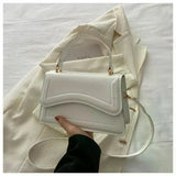 High Quality PU Leather Handbag & Purse for Women | Solid Color Shoulder Crossbody Bag (Lady Messenger, Small Tote for Girls)