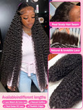 30 inch Burmese Raw Curly 250% Density 13x6 HD Lace Front Human Hair Wigs Deep Wave 13x4 Frontal Wigs Women Glueless Closure Wig