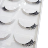 Transparent 3D Mink Eyelashes, Natural Clear False Eye Lashes, Soft Invisible Eyelash, Wispy Makeup Faux Cils, H13 X08, 5 Pairs