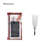 MARIA U 3D 4D 5D W Eyelashes U Shape Eyelash Extensions Soft Lashes Makeup Mesh Volume Eyelash