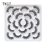 Russian Strip Lashes Makeup Lashes 25mm 3D Mink Volume Fluffy Natural False Eyelashes Thick Dramatic Mink Eyelashes Wholesale