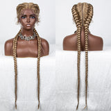 36" Twist Braided Wig | Lace Front | Natural Color | Clearance Sale