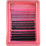 15Rows Lash Clusters Spikes Eyelash Extensions Spiky Lashes Extension Thick Individual Cluster Lashes with Spikes&Bottom Lashes