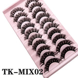 Russian Strip Lashes Makeup Lashes 25mm 3D Mink Volume Fluffy Natural False Eyelashes Thick Dramatic Mink Eyelashes Wholesale
