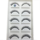 15 Style 5 Pairs 3D Eyelashes Natural False Eye Lashes Thick Faux Mink Lashes Soft Fake Eyelash Wispy Makeup Cilios