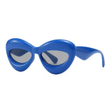 Plush women Cat Eye Sunglasses