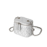 Mini Denim Crossbody Bags for Women | Lingge Chains Shoulder Bag & Fashion Brands Box Bag (Lipstick Coins Purses & Handbags)