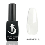 Milky White Rubber Base Gel Polish Nude Pink Base for Gel Varnish Semipermanent Natural Color Gellac Nails Art uv led Enamel Lak