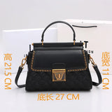 Women's Handbag New Autumn & Winter | High-End Light Luxury Diamond Grid Small Square Bag (Shoulder & Crossbody)