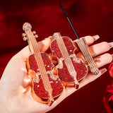 Violin Lengthening Curl Styling Mascara Waterproof Slim Long Curling Fine Brush Head Very Thin Lasting No Smudging Eye Makeup