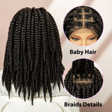 Twisted Braided Bob Wig | Full Lace Cap | Kanekalon Fibre