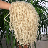 10" Braided Bob Wig | Afro Dreadlock Wig | Curly Ends | Synthetic Crochet Wig | Cosplay