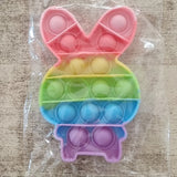 Silicone Rubber Anti Anxiety Stress Relief Push Pop Bubble Rainbow Pumpkin Ghost Fidget Toys Squeeze The Toy for Kids Adults