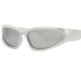 Unique Y2K Designer Luxury Sunglasses Women Rectangle Big Frame Sun Glasses For Men Outdoor UV Protection Classic 2000S Black Sh