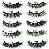 FOXESJI Real Mink Fluffy Short Eye Lashes Extension Wispy Soft Natural Short False Eyelashes Daily wear Full Strip Lashes Makeup