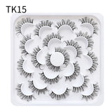 Russian Strip Lashes Makeup Lashes 25mm 3D Mink Volume Fluffy Natural False Eyelashes Thick Dramatic Mink Eyelashes Wholesale