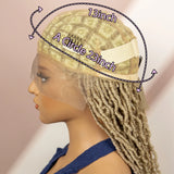 Red Box Braids Full Lace Wig | 36 Inches | Crochet Braids | Knotless | Kanekalon