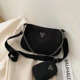 Midnight Lane Nylon Crossbody Bag For Women - Lightweight Everyday Zipper Closure