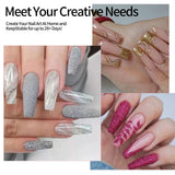 Nail Kit Set Acrylic Powder Monomer Acrylic Liquid For Nail Extension Professional Gel Manicure Set False Nails Art Tools Set *&