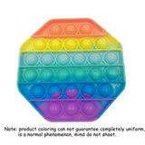 Silicone Rubber Anti Anxiety Stress Relief Push Pop Bubble Rainbow Pumpkin Ghost Fidget Toys Squeeze The Toy for Kids Adults