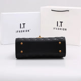 Women's Handbag New Autumn & Winter | High-End Light Luxury Diamond Grid Small Square Bag (Shoulder & Crossbody)