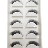 Transparent 3D Mink Eyelashes, Natural Clear False Eye Lashes, Soft Invisible Eyelash, Wispy Makeup Faux Cils, H13 X08, 5 Pairs