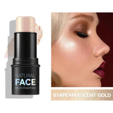 Face Pearl Stone Highlighter Stick Contour Shading Lasting Cheek Stereoscopic Brightening Skin Blush Illuminator Makeup Cosmetic