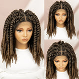 Twisted Braided Bob Wig | Full Lace Cap | Kanekalon Fibre