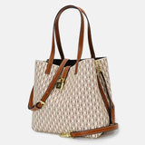 CH Women's PU Crossbody Bag With Letter Print - Large Capacity For Daily Commute And Everyday Use