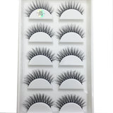 15 Style 5 Pairs 3D Eyelashes Natural False Eye Lashes Thick Faux Mink Lashes Soft Fake Eyelash Wispy Makeup Cilios