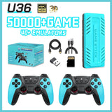 128GB U36 Game Stick Retro TV Game Console With 50000+ Classic Games 40 Multi Simulators Plug Play Video Gaming Machine For Gift