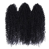 18 Inch Passion Twist Braids Crochet Hair | Afro Kinky Curly | 60 Strands