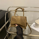 Fashionable Women's Shoulder Bag | Pure Color Trendy Crossbody Bag & Simple Casual Diagonal Bag (Small Square Bags for Autumn & All Seasons)