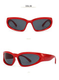 Unique Y2K Designer Luxury Sunglasses Women Rectangle Big Frame Sun Glasses For Men Outdoor UV Protection Classic 2000S Black Sh