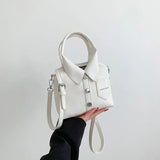 Square Compact Shoulder & Crossbody Bag | Unique Design High Quality Handbag for Women (Designer Style Bolso)
