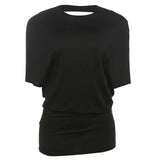 Nibber o-Neck Sexy Backless Mini Dress Women Y2K Solid Trend Style Half Sleeve Spicy Girls Street Midnight Fashion Slim Outfits