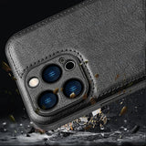 Soft Leather Case for iPhone 15 14 13 12 11 16 17 Pro Max Ultra Thin Lens Protection Cover