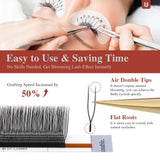 NAGARAKU U Shape YY Lashes Extensions Natural Soft 2D UU Lashes Premium Mink Brazilian Cilios