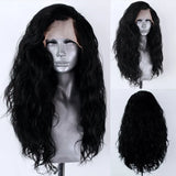 13x4 Ginger Long Wavy Lace Front Wig | Heat Friendly Synthetic, 150%