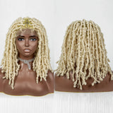 613 Blonde Butterfly Locs Braids Wig | Knotless Crochet | Full Lace