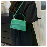 High Quality PU Leather Handbag & Purse for Women | Solid Color Shoulder Crossbody Bag (Lady Messenger, Small Tote for Girls)