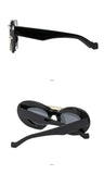 New Y2k Fashion Large Frame Sunglasses Ins Street Shot Cat's Eye Glasses Retro Personality Anti-ultraviolet Sunglasses