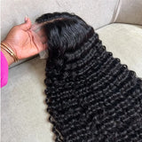 13x6 HD Lace Loose Deep Wave Frontal Wigs 42 Inch Deep Curly Lace Front Human Hair Wigs Preplucked Glueless Wig Human Hair