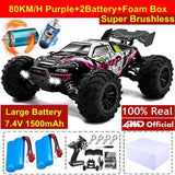 4WD Remote Control Car Off Road 4x4 RC High Speed Buggy Truck Super Brushless 50 or 80KM/H Fast Drift Racing Toy Kids Adults