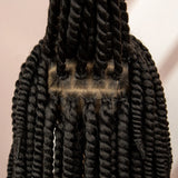 Twisted Braided Bob Wig | Full Lace Cap | Kanekalon Fibre