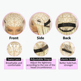 Boho Box Braided Wig with Curly Hair | Goddess Locs Accents | Full Lace Brown Braids Wig | Bohemian Box Braid Wig
