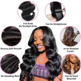 30 40 Inch Body Wave 1 3 4 Bundles Brazilian Remy Virgin Human Hair Wavy Double Bundles Weave Extensions