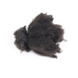 #30-#1-#30 Ombre Brown Afro Kinky Curly Bulk Human Hair | 50g Brazilian Crochet Braiding Hair Extensions (No Weft)